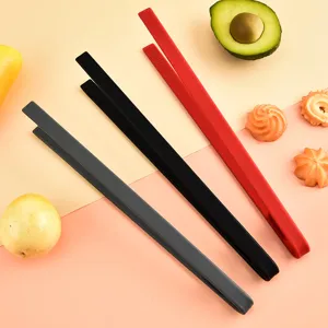 Silicone food tongs set for BBQ, cooking, baking and camping kitchen utensils use.