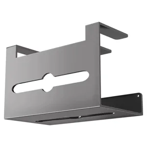 Under cabinet tissue holder punch-free wall mount paper towel dispenser for bathroom storage.