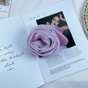 Summer gradient chiffon scarf, soft breathable neck scarf, elegant sun protection shawl for women.