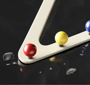 Dopamine colorful ball wall coat hook V-shaped rack for door hanging clothes bags storage