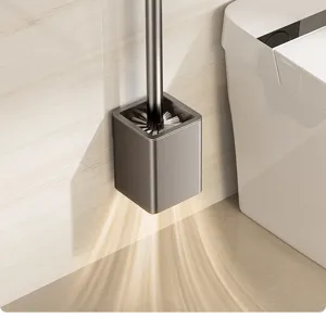Edelstahl Wand WC-Bürstenhalter Detailansicht für moderne Badezimmer Dekorationen