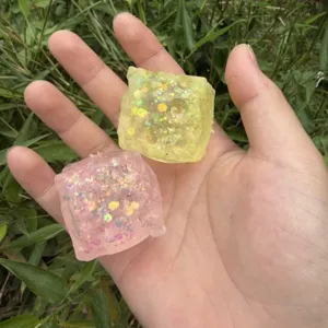 Slow rebound squishy toy cute maltose cheese shape stress relief toy set for kids and adults