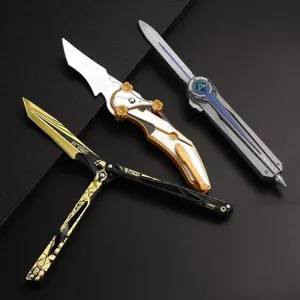 Lega gioco arma modello coltello tattico coltello farfalla set oggetto da collezione