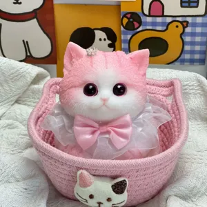 Kawaii Cat Squishy Παιχνίδι Χαριτωμένο Ζώο Ανακούφιση από το Στρες Fidget Παιχνίδι Μαλακό Αργά Αυξανόμενο Αισθητηριακό Παιχνίδι Για Παιδιά Κορίτσια Δώρο Γενεθλίων