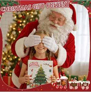 Christmas advent calendar DIY jewelry gift box detail view showcasing holiday elements.