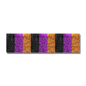 Halloween black purple orange tinsel fringe curtain table skirt for party decoration.
