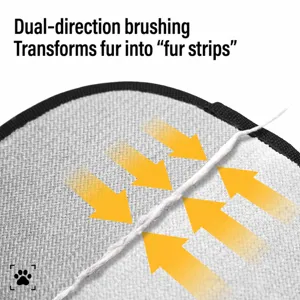 Pet hair removal glove double-sided fur cleaning mitt for cat and dog shedding tool