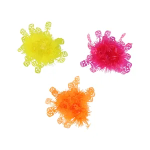 Halloween fluorescent tinsel wristband party decoration ghost festival wrist flower prop