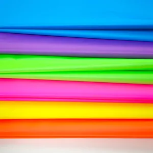 Tovaglia fluo neon vista dettagliata vivace decorazione per feste tinta unita usa e getta