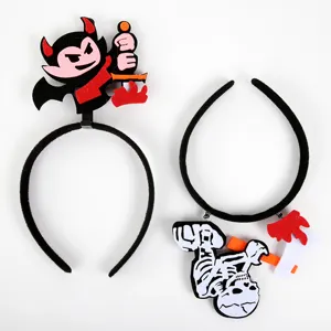 Halloween duivel skelet haarband eng feest foto rekwisieten kostuum haaraccessoires
