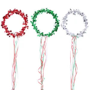 Diadema estrella Navidad rojo verde plata cinta diadema fiesta foto decoracion fiesta