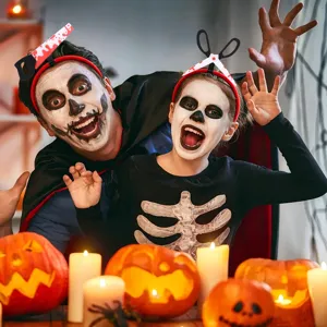 Halloween serre-tête scie ciseaux sanglant fête horreur costume accessoire photo effrayant