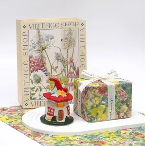 Fairy tale mushroom house night light, cute bedroom desk ornament, perfect gift for girls.