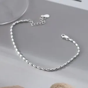 S925 sterling zilver delicate kralen olijfketting armband minimalistische mode sieraden