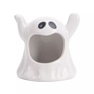 Mignon fantôme céramique cendrier créatif déco bureau ornement blanc Halloween cadeau