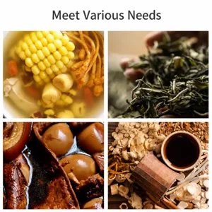 Pure cotton filter bags for cooking, tea brewing, braising, and herbal medicine use.