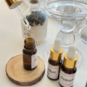 Essentiële olie voor diffuser, plantenaroma met pipet, 10ml flesje voor heerlijke geur.