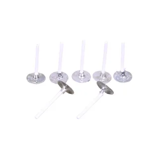 Mechas de velas DIY con base metalica mechas de algodon para fabricar velas aromaticas