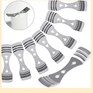 Stainless steel candle wick centering device for DIY candle making, durable holder tool set.