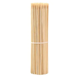 High quality bamboo skewers for home and commercial BBQ, disposable sticks for grilling and parties.