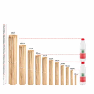 Disposable Natural Bamboo Skewers Wooden Sticks For Barbecue Grilling Party Kitchen Cooking Tools