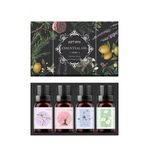 Wateroplosbare Plant Aromatherapie Essentiële Olie Set Geuroliën Voor Luchtbevochtiger Diffuser
