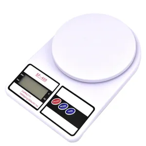 Balance de cuisine numérique SF-400 vue détaillée, outil de mesure 10kg pâtisserie
