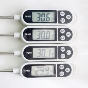 Digital Cooking Food Thermometer Stainless Steel Probe LCD Display Kitchen Meat Thermometer For BBQ Baking