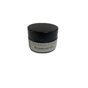 Mini Scented Candle Travel Size Soy Wax Bergamot Citrus Aroma Gift for Yoga Meditation