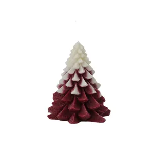 Candela Profumata Albero di Natale Set Scatola Regalo Decorazione Festiva per la Casa Romantico Regalo di Compleanno Cera di Paraffina Aromaterapia