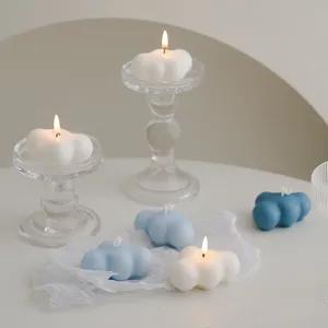 Handgemaakte wolk geurkaars esthetische woondecoratie rookvrij verjaardagscadeau