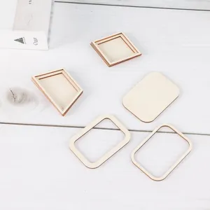 Accesorios de marco de bordado DIY de madera piezas de madera para manualidades hechas a mano.