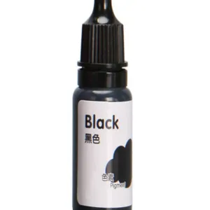 10ml black water-soluble pigment dye for kids DIY slime craft and science experiments.