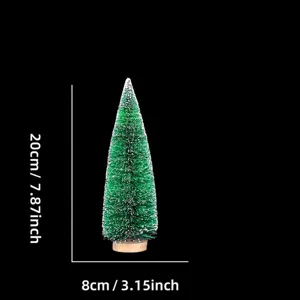 Dettaglio del mini albero di Natale in sisal che mostra le specifiche dettagliate di altezza e peso.