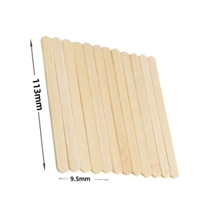 Bastoncini di gelato in bambu usa e getta fai da te legno 113x9.5mm utensile utile