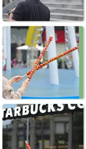 1-meter long bamboo sticks for candied fruit skewers, durable and sturdy detail view.