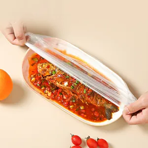 Wegwerp plastic huishoudfolie afdekkingen en elastische komdeksels voor verse opslag