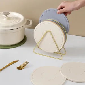 Silicone Heat Resistant Insulation Pad Thickened Non-Slip Table Mat Pot Holder Bowl Mat Kitchen Dining Table Protector