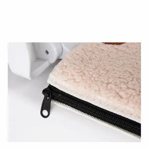 Funda de asiento de inodoro de felpa gruesa con cremallera suave para uso en invierno.