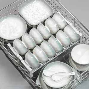 Service de Vaisselle en Céramique Moderne Couleur Sous-verre Texture Pierre Bol Assiette Cuillère Baguettes pour Cuisine