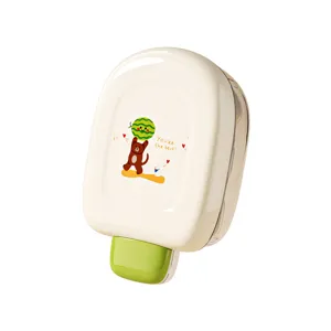 Lindo molde para cubitos de hielo con tapa de presión, cubitera de uso doméstico alimentario.