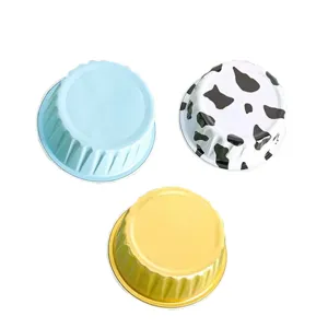 Gobelets en feuille d'aluminium jetables, bols de cuisson pour friteuse à air, petits moules.