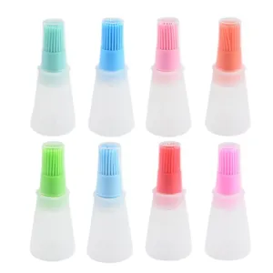 Bouteille de pinceau à huile en silicone ustensile de cuisson résistant aux hautes