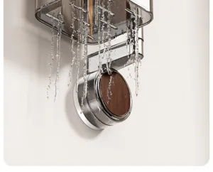 Cesta de almacenamiento giratoria de pared para cocina ajo cebolla huevos y accesorios