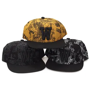 Trendy letter hip hop hat flat brim baseball cap for men and women, cool street style design.