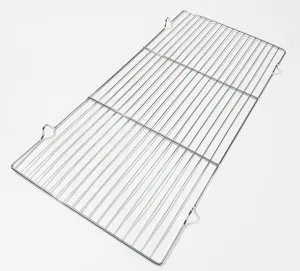 Stainless steel wire cooling rack square BBQ grill net for outdoor camping baking tool