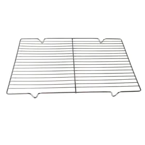 Portable Stainless Steel BBQ Grill Net Square Barbecue Wire Mesh Rack Outdoor Camping Cooking Tool Baking Cooling Wire Rack