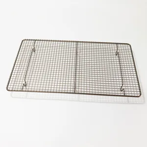 Thickened Large Champagne Gold Rectangular Cake Cooling Rack Non-Stick Baking Wire Mesh