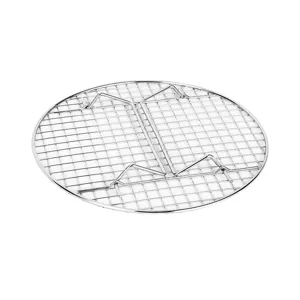 Grille de Refroidissement Ronde en Inox Pliante Gâteau Cuisson Vapeur Fil Métallique