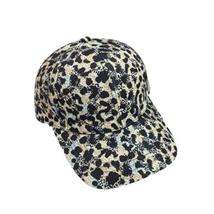 Trendige Leopardenmuster Baseballcap für Damen, stylischer Streetwear Sonnenhut im Frühling.